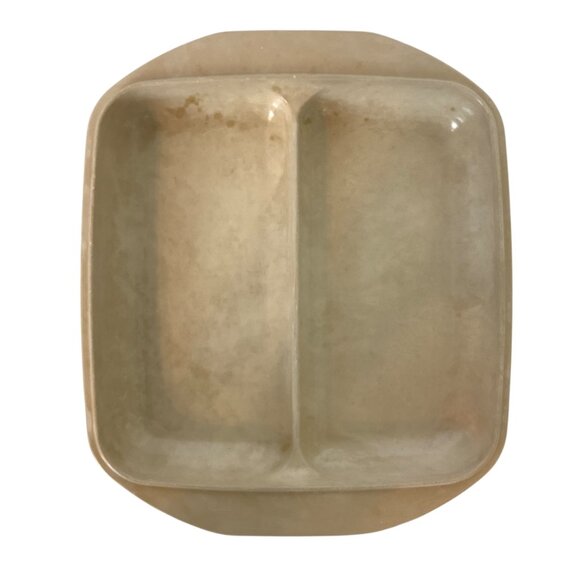 Anchor Hocking Microware Cookware 1 Quart Casserole Divided Lid PM-481 Vintage - Picture 7 of 9